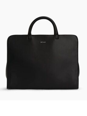 Matt & Nat Black Minimalist Men's Briefcase